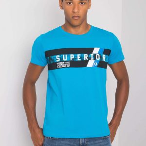 Kendrick Cotton Men's Dark Turquoise T-Shirt