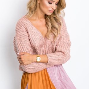 RUE PARIS Pink Perrie sweater