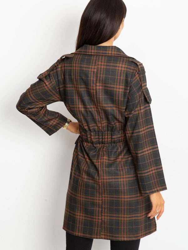 RUE PARIS Brown Liverpool coat