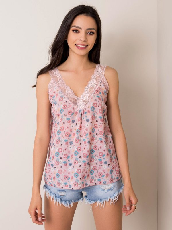 Dirty pink top Verona SUBLEVEL