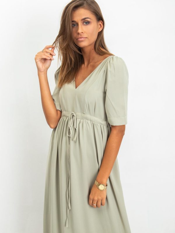 RUE PARIS Light green Remy dress