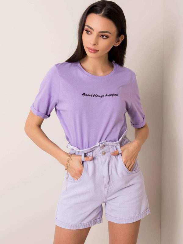 Purple t-shirt Juliet RUE PARIS