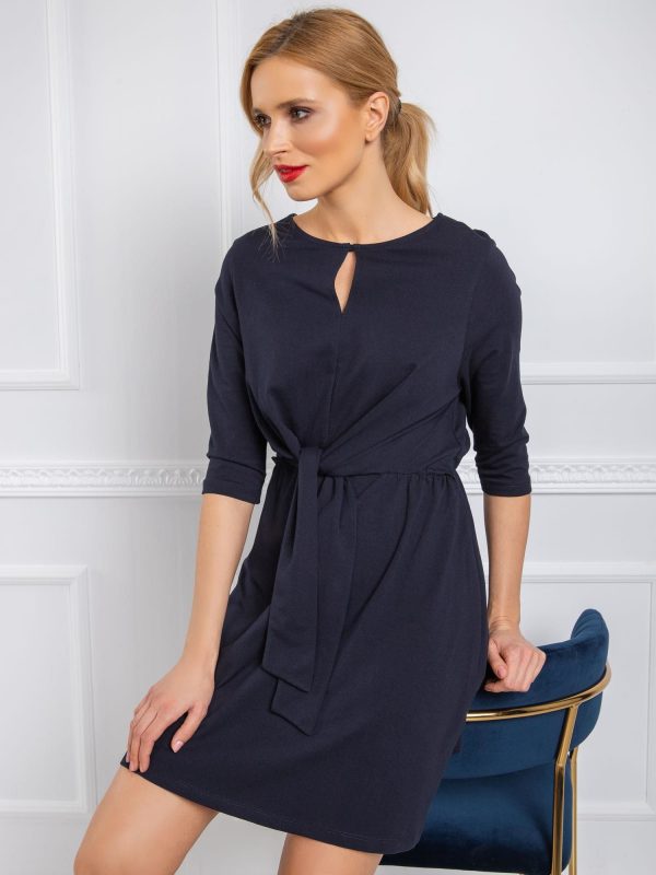 Navy blue dress Esther