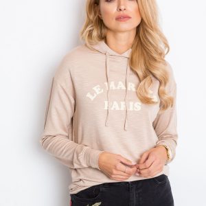 RUE PARIS Beige sweatshirt Paris