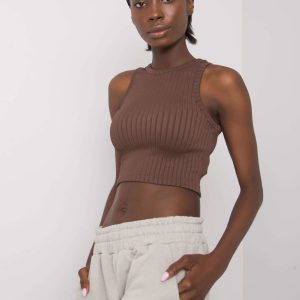 Brown crop top Joie RUE PARIS