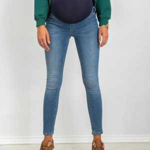 RUE PARIS Blue Maternity Jeans Lillie