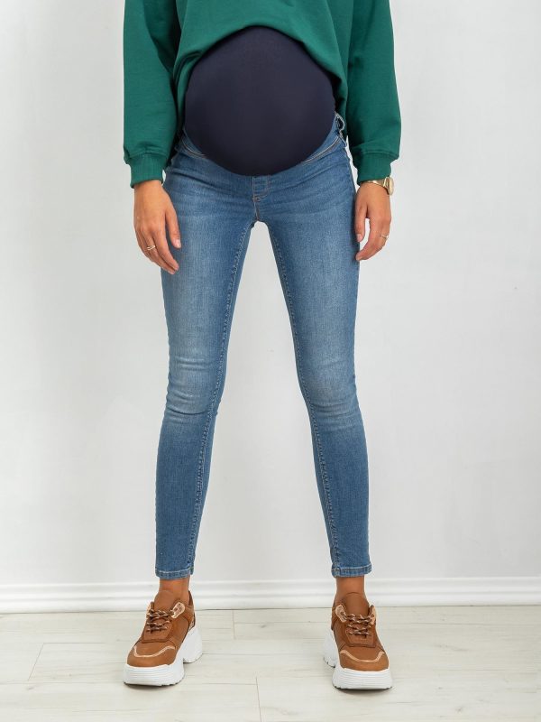 RUE PARIS Blue Maternity Jeans Lillie