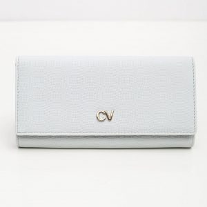 Light Blue Eco-Leather Olong Wallet