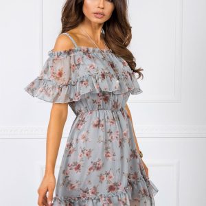 Light grey dress Alexandra RUE PARIS