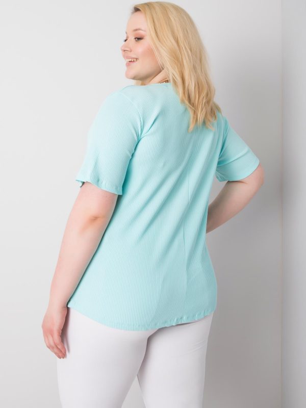 Mint plus size blouse Stella