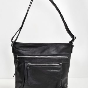 Black bag with zippers