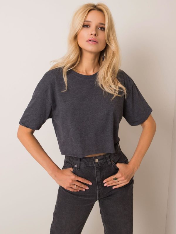 Graphite t-shirt Vicky RUE PARIS