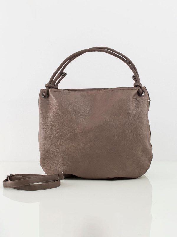 Dark beige large bag