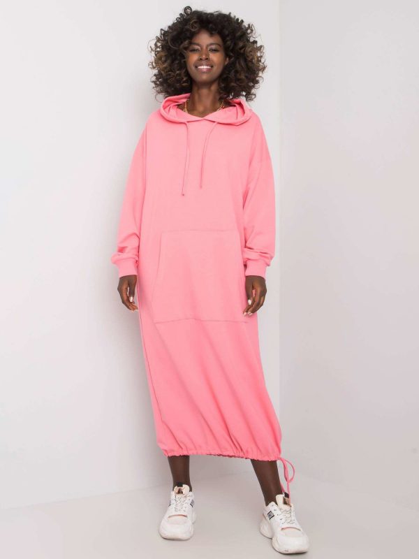 Pink sweatshirt dress Camryn