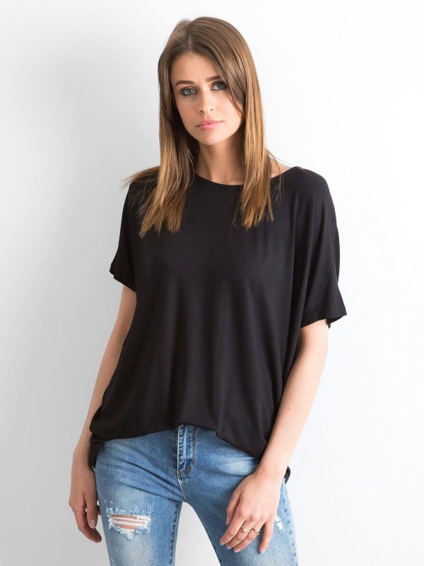 Black Oversize Blouse