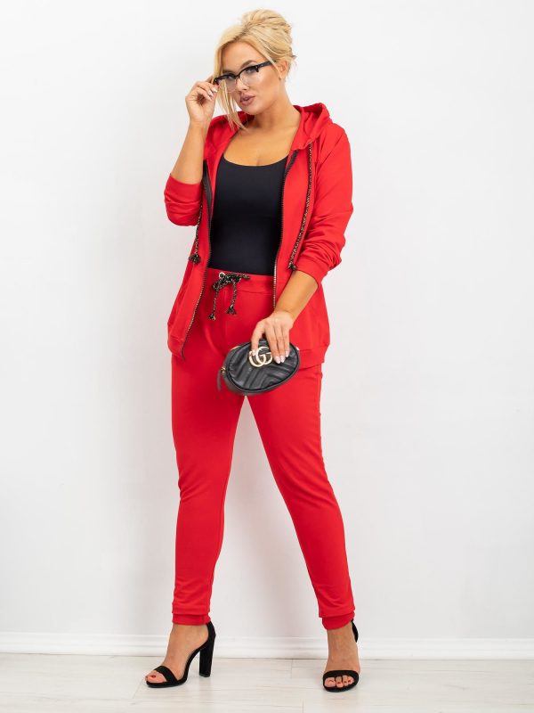 Red plus size set Ottilie