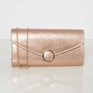 Dirty pink clutch bag