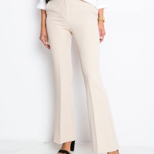 RUE PARIS Light beige Fancy pants