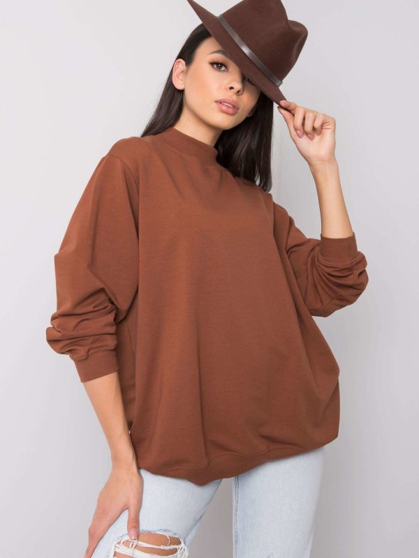 Brown Twist Sweatshirt