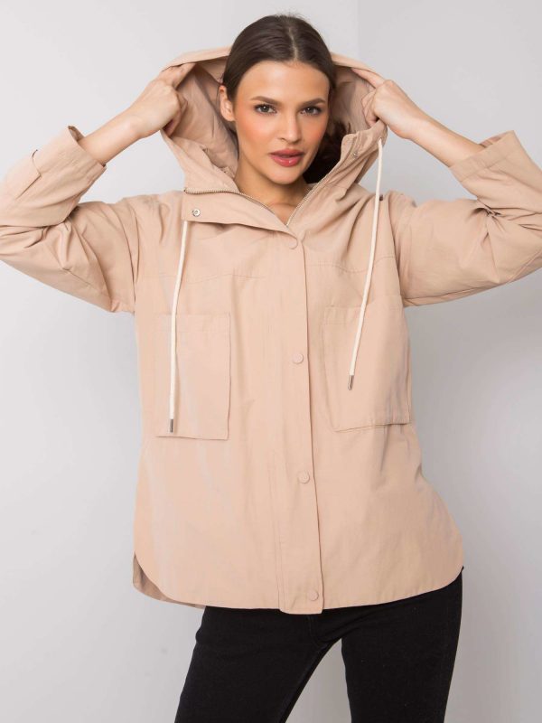 Beige transitional jacket Casillia RUE PARIS