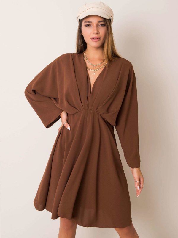 Zayna Brown Dress