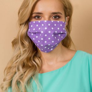 Purple reuse protective mask