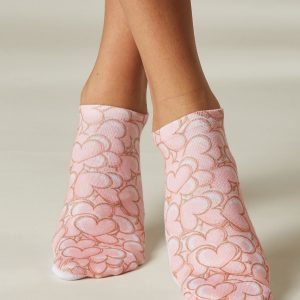 Women's socks with hearts