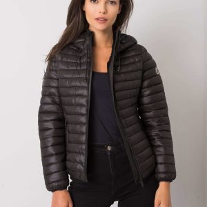 Ysaline Black Quilted Transition Jacket