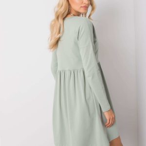 Pistachio dress Brooke RUE PARIS