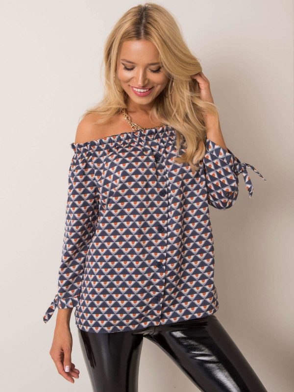 Dark blue blouse Madison SUBLEVEL