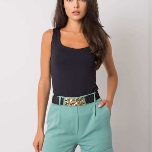 Dark Made Shorts with Laurell Strap