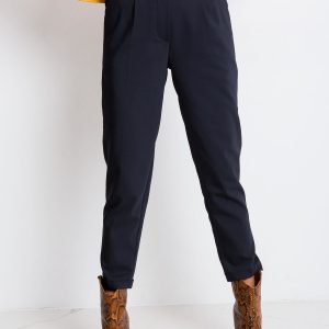 RUE PARIS Navy blue pants Control