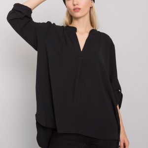 Black Oversized Portland Blouse