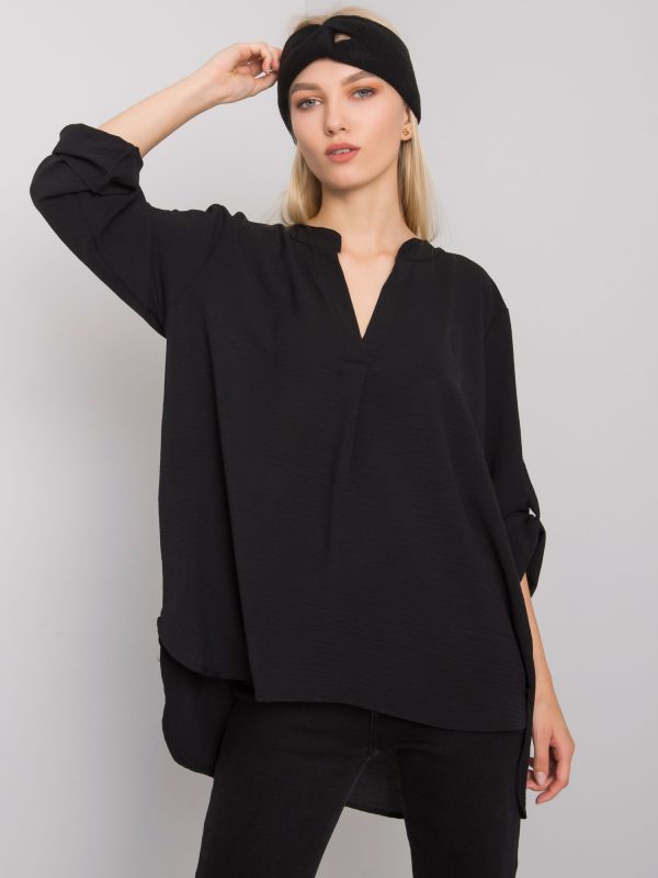 Black Oversized Portland Blouse