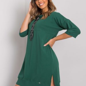 Dark Green Earnestine Casual Dress