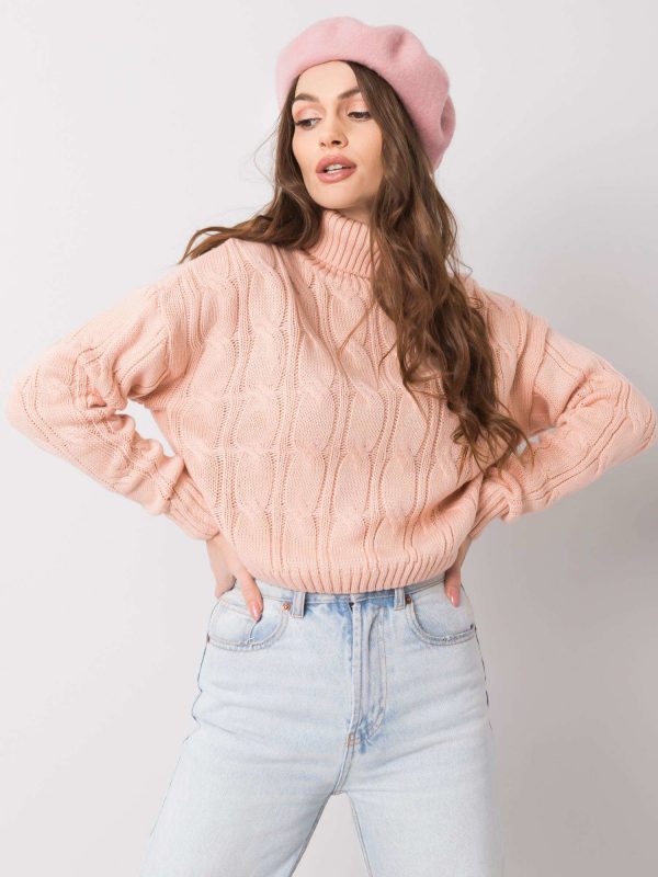 Peach Augusta sweater