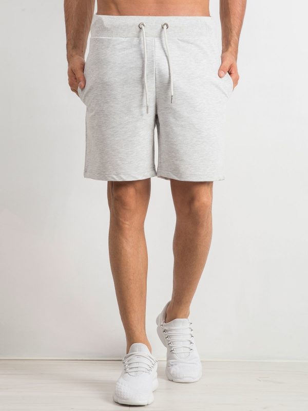 Light gray men's shorts Deluxe