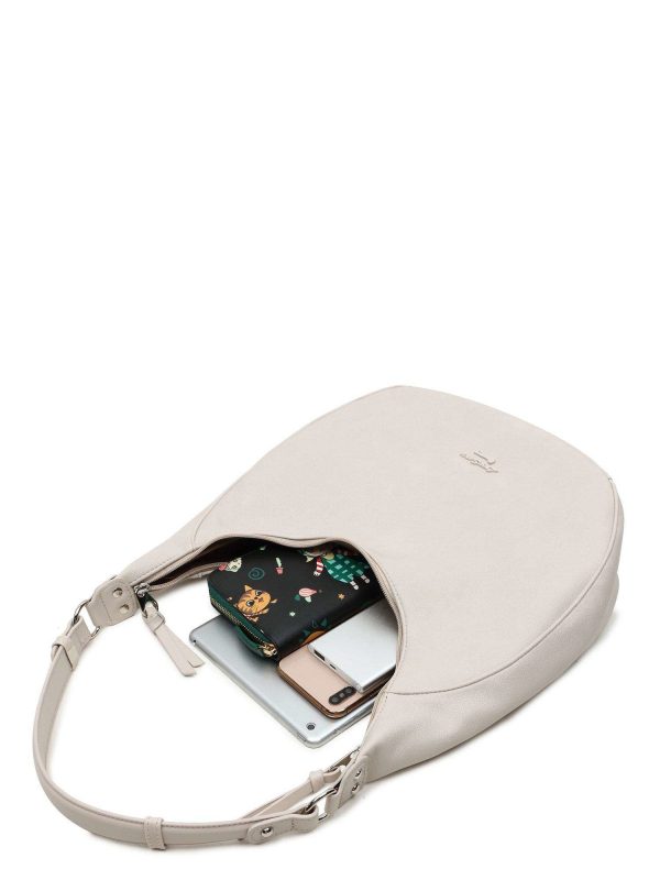 LUIGISANTO Cream Shoulder Bag