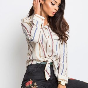 RUE PARIS Beige Organic Shirt