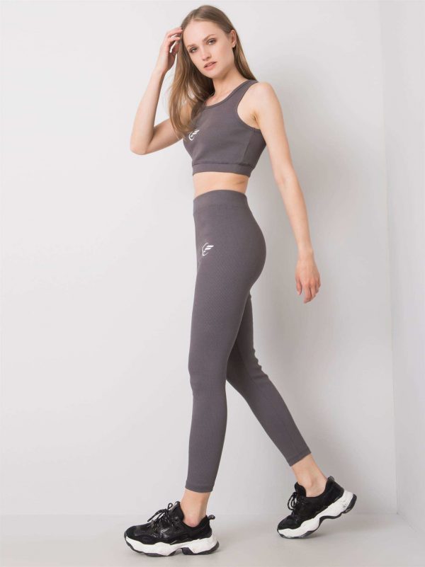 Dark Grey Hailie Sports Suit FOR FITNESS