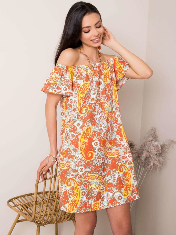 Orange Darling Dress