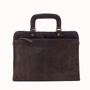 Dark Brown Leather Men's Bag