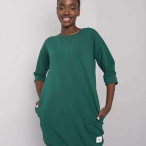 Dark green sweatshirt with Iveta pockets