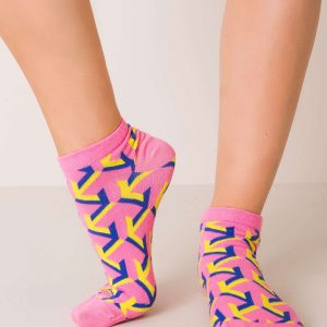 Pink women's socks