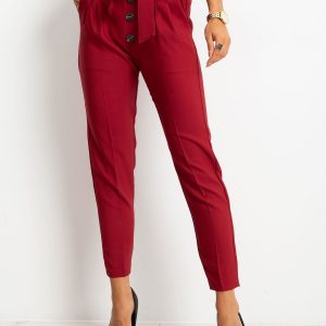 RUE PARIS Burgundy trousers Devon