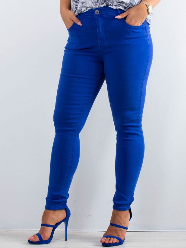 North Plus Size Cobalt Pants