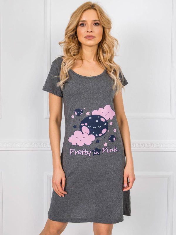 Dark Grey Women's Nightgown