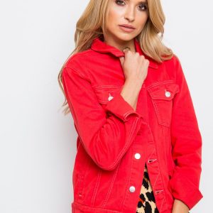 RUE PARIS Red Jacket Daisy