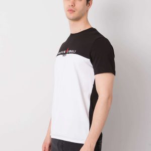 Black and white T-shirt for men Morris LIWALI