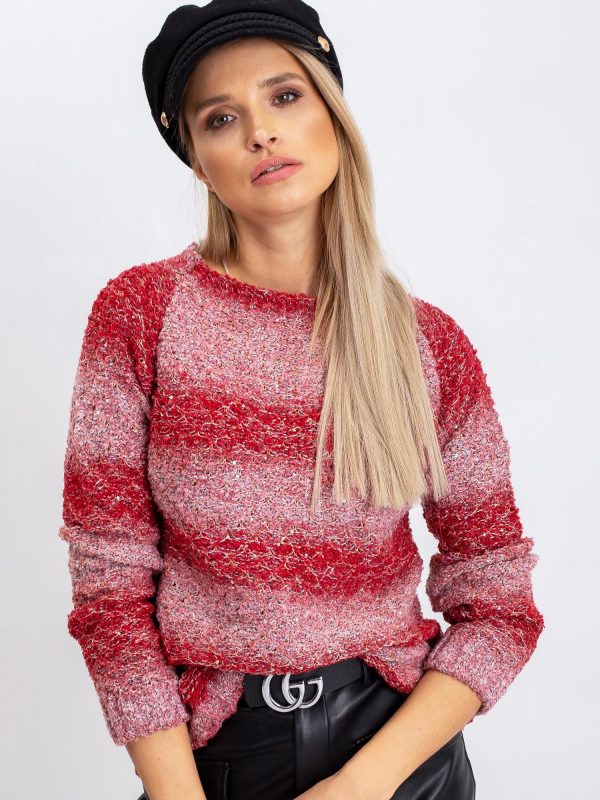 Red Loop Sweater